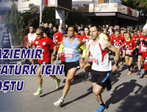 GAZİEMİR ATATÜRK İÇİN KOŞTU GAZİEMİR ATATÜRK İÇİN KOŞTU