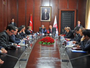 TBMM BAŞKANI KAHRAMAN’IN KABULÜ…